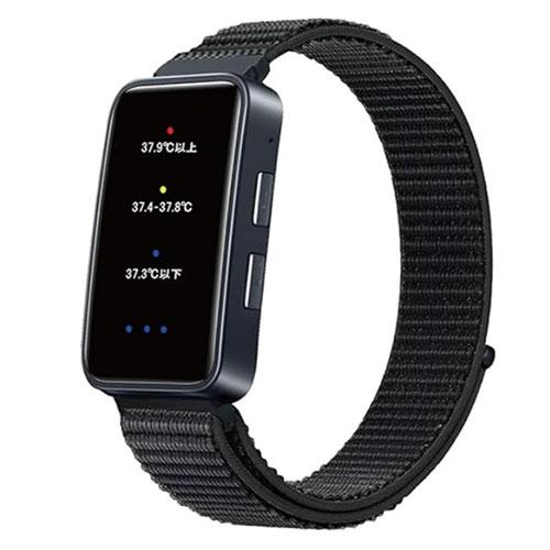 KEIYO 熱中症対策体温アラートバンド 熱中警戒/猛暑から身を守る リスクレベルを色と振動でお知ら...