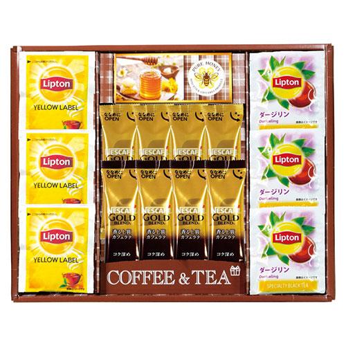 ネスカフェ リプトン はちみつギフト 〔ゴールドブレンド(カフェラテ・コク深め)・ティーバッグ(イエ...