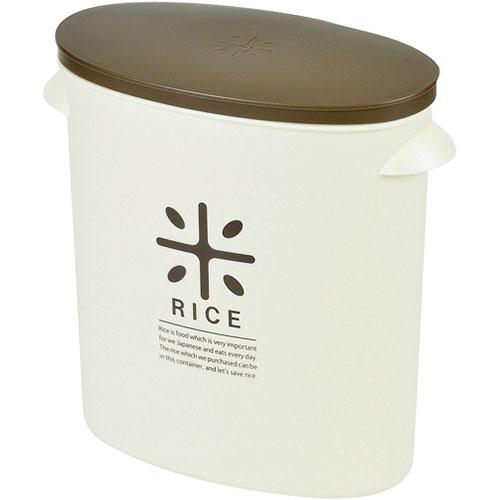 パール金属 RICE お米袋のままストック5kg用 ブラウン HB-2168
