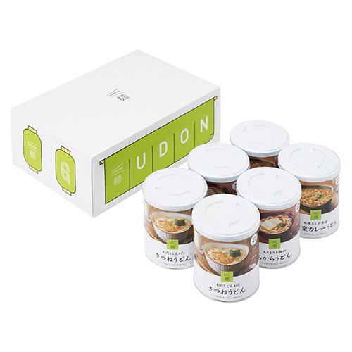 イザメシ うどん6缶セット 〔おだしじんわりきつねうどん・和風だしが香る鶏南蛮カレーうどん・もちもち...