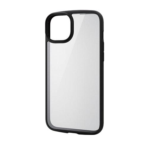 エレコム iPhone 14 Plus TOUGH SLIM LITE フレームカラー 背面ガラス ...