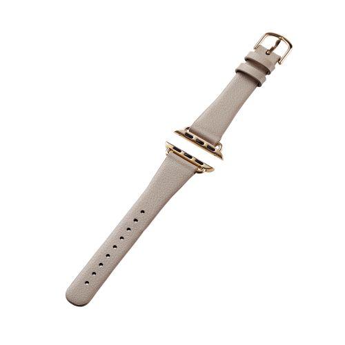 エレコム Apple Watch用 &amp;me ソフトレザーバンド グレージュ AW-41BDLJGB