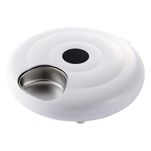 エレコム タイマー式6食自動給餌器 ウェットフード対応 PET-AF07WH