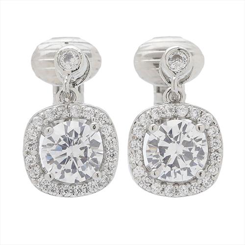 Fleur イヤリング レディース エレガント キュービック ジルコニア シルバー ゴールド 000...