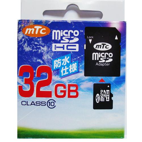 mtc microSDHCカード 32GB class10 (PK) MT-MSD32GC10W (...