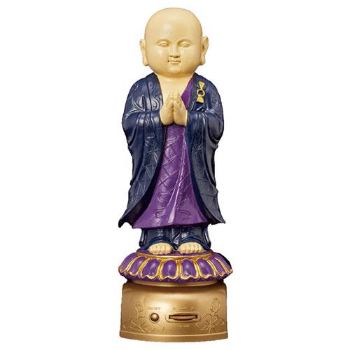 サンスマイル 我が家のお坊さん 法衣タイプ 般若心境 お経を唱える可愛いお坊さん人形 SNSM-74...