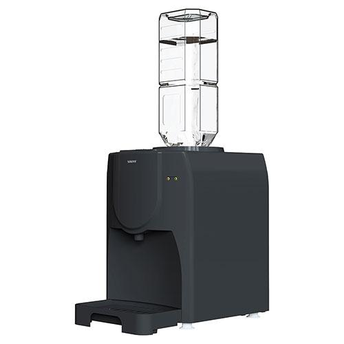 SOUYI JAPAN 卓上ウォーターサーバー 折りたたみトレー付き チャコールグレイ SY-108...
