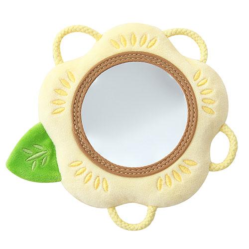 シャオール SHAOOL 思わず覗き込みたくなる布製ソフトミラー わっかミラー ひまわり SHA10...