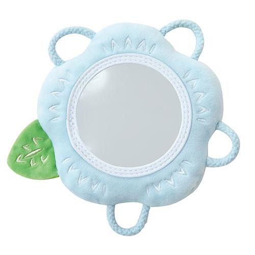 シャオール SHAOOL 思わず覗き込みたくなる布製ソフトミラー わっかミラー ネモフィラ SHA1...