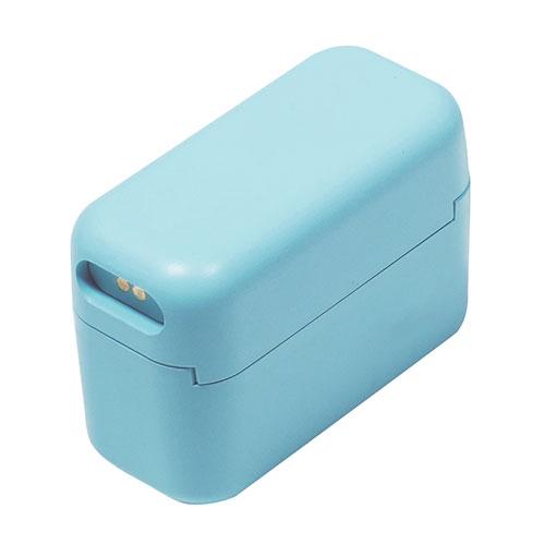 FlukeForest 歯ブラシ除菌キャップ スライド式 コンパクト 防水設計IPX7 ブルーグレー...