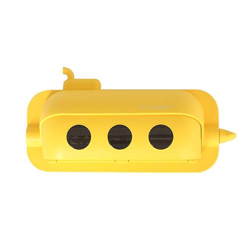 FlukeForest ULTRAWAVE サブマリン歯ブラシ除菌ホルダー 4本収納 イエロー FF...