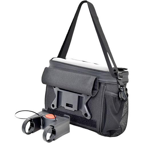 サンコー カンタン1秒脱着 スマホが見やすい自転車用2wayフロントバッグ BCYBAGCBK