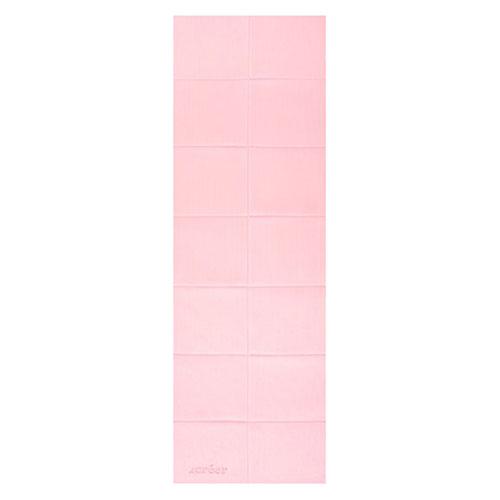 ライズクリエイション creer 折りたたみヨガマット 持ち運び用バッグつき ライトピンク C084...