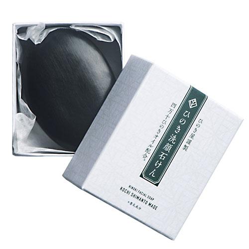 ひのき屋 四万十ひのきオイルを枠練り製法により配合 ひのき洗顔石けん hinokiya-soap-u...