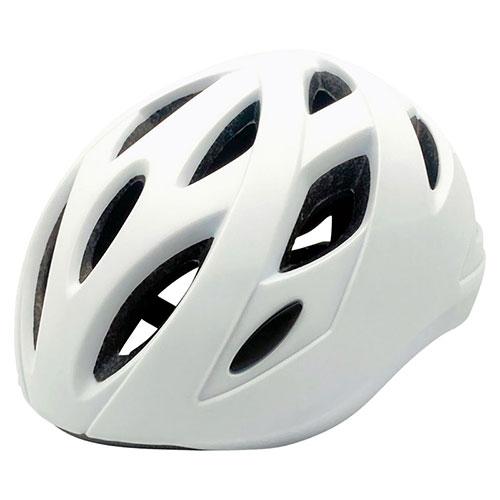 ASG サイクルヘルメット マットホワイト 〔約330×220×170mm・頭周約57〜62cm〕 ...