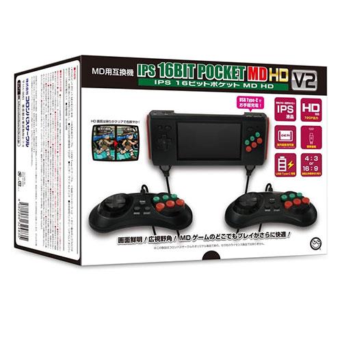 コロンバスサークル IPS 16ビットポケットMD HD V2 MD互換機 CC-I16M2-BK