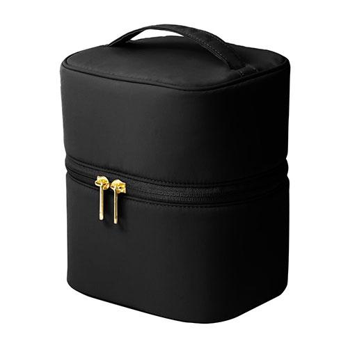 ライズクリエイション バニティポーチ タテ長 使いやすさを追求 Mサイズ ブラック R0477-G-...