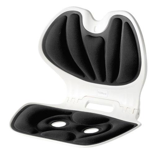 ライズクリエイション 折りたたみ姿勢サポートチェア 美しい姿勢をキープ 折りたためる ブラック R0...