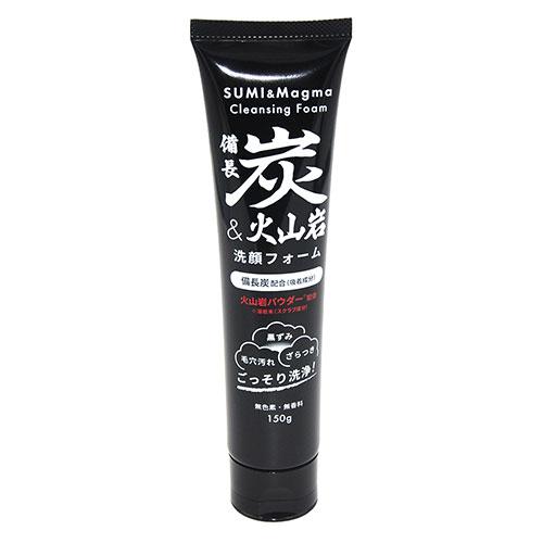 スタイルジャパン 新炭洗顔フォーム(黒) 150g 富士山でとれた火山岩パウダーに含まれる30種類の...