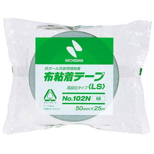 〔5個セット〕 ニチバン 布テープ102N 50×25 緑 NB-102N3-50X5