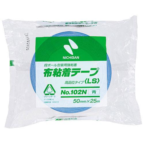 〔5個セット〕 ニチバン 布テープ102N 50×25 青 NB-102N4-50X5