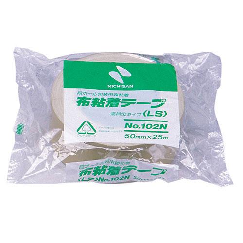 〔5個セット〕 ニチバン 布テープ102N 50×25 黄土 NB-102N7-50X5