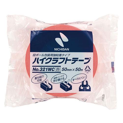 〔5個セット〕 ニチバン ハイクラフトテープ 321WC 赤 50×50 NB-321WC1-50X...