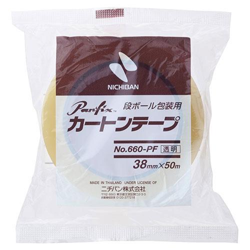 〔5個セット〕 ニチバン PANFIX カートンテープ 660PF 透明 38×50 NB-660P...