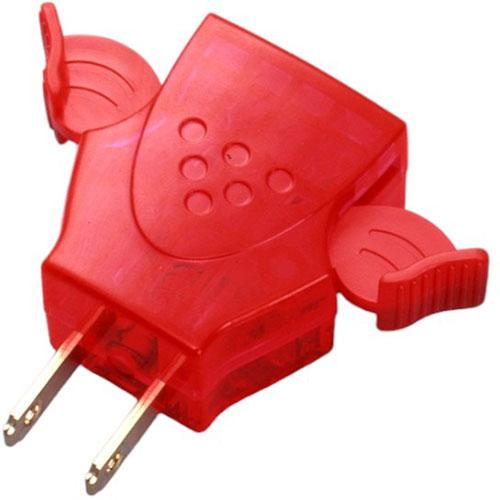 〔5セット〕 スマイルキッズ らくらくプラグII レッド/レッド ARR-20RRX5