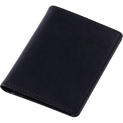 〔3セット〕 レイメイ藤井 グロワール 2つ折りパスケース ブラック GLP1166BX3