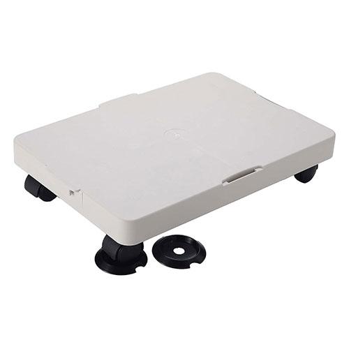 〔10個セット〕 縦にも横にもつながる平台車楽くる 用途に合わせて自由に連結 重くて動かしづらいもの...