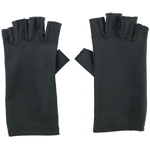 〔10セット〕 ARTEC 冷感手袋 ブラック ATC19237X10