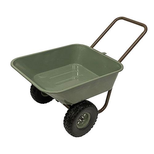 谷村実業 ガーデン2輪車 ノーパンクタイヤ 頑丈なスチール製 耐荷重80kg 容量40L 重量9kg...