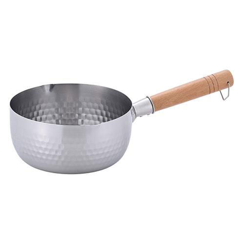 ステンレス雪平鍋18cm 清潔でサビにくい 容量たっぷりの深型設計 ガス火・IH調理器対応 YPS-...