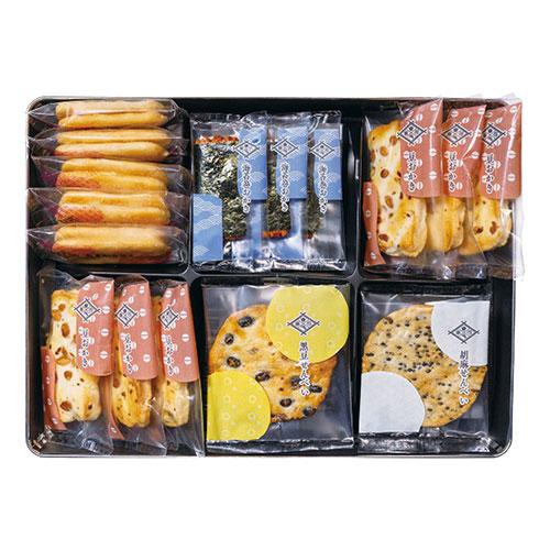 新潟物語 米菓詰合せ 〔あまからせん・胡麻せんべい・黒豆せんべい・豆おかき・海苔巻おかき〕 1201...