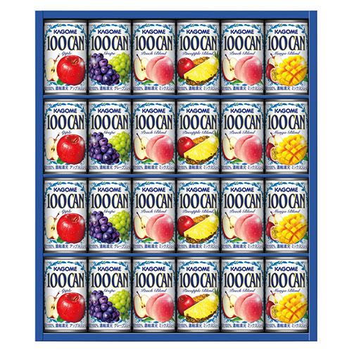 カゴメ フルーツジュースギフト 〔100CANピーチブレンド・100CAN(グレープ・パインアップル...