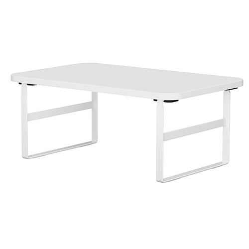 ナカバヤシ シンプルデスクトップラック 幅40cm 工具不要で組立簡単なハイタイプ さらに目線アップ...