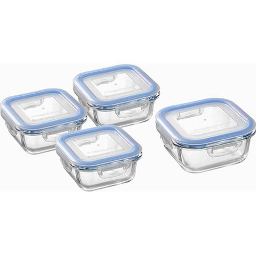 レッシュ 耐熱ガラス容器4Pセット C7138030