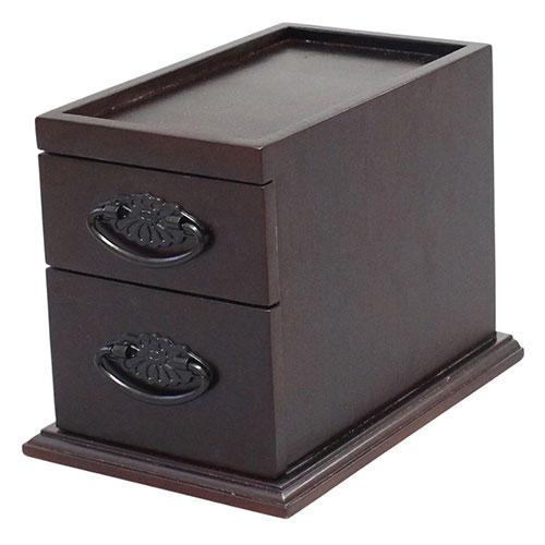 オスマック 和風ミニチェスト 2段 SDC-152BR