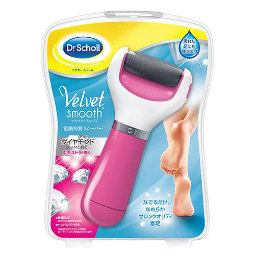 Scholl&apos;s Wellness ドクターショール ベルベットスムーズ 電動角質リムーバー ダイヤ...