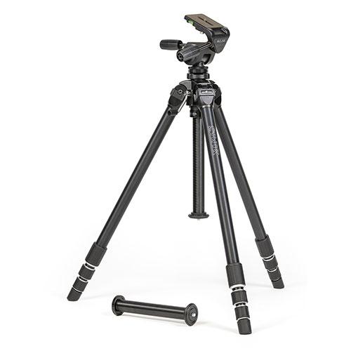 SLIK 三脚 ザプロフェッショナル 4 NS 3WAY雲台 4段 超大型 ショートエレベータ付属 ...