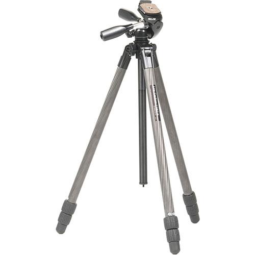 スリック SLIK ライトカーボン C283 II カーボン式・パイプ径28mmの中型タイプの3段三...