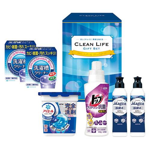ライオン アリエールジェルボールギフト 〔ライオンチャーミーマジカ除菌+・洗濯槽クリーナー・P&amp;Gア...