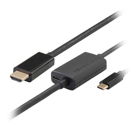 ラトックシステム USB Type-C to HDMI 変換ケーブル(PD対応・5m) RS-UCH...