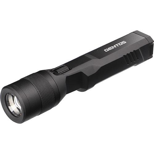 GENTOS バレルシリーズ LEDライト ロータリー調光スイッチで無段階調光可能 電池交換しやすい...
