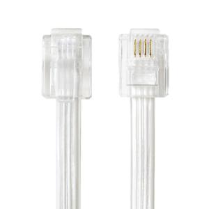 MCO 電話機コード 6極4芯 5m 白 DC...の詳細画像2