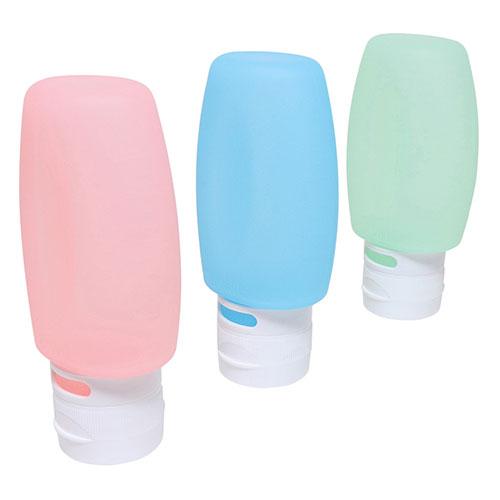 MCO 詰替えボトルセット アソート 80ml 3個セット やわらかくて絞りやすいシリコン製ボディ ...