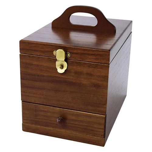 コスメティックボックス 〔約315×200×230mm〕 職人により丁寧につくられた流行に左右されな...