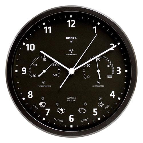 エンペックス プレシード電波時計 26.5×26.5×5cm K60906227