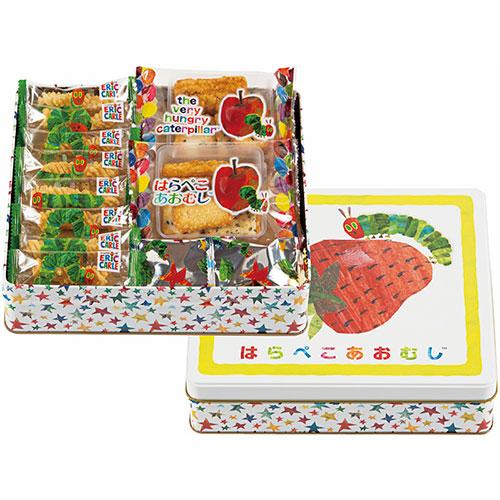 はらぺこあおむし おやつアソート ひねり揚げせんべい(個包装)(65g)、おかき(個包装)(30g)...